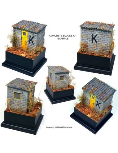 CONCRETE BLOCKS KIT 1/35 Scale 