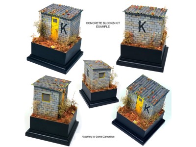 CONCRETE BLOCKS KIT 1/35 Scale 