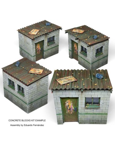 CONCRETE BLOCKS KIT 1/35 Scale 