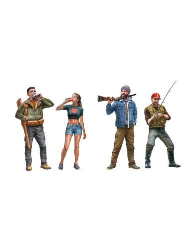 HUNTING & FISHING 1/35 SCALE 