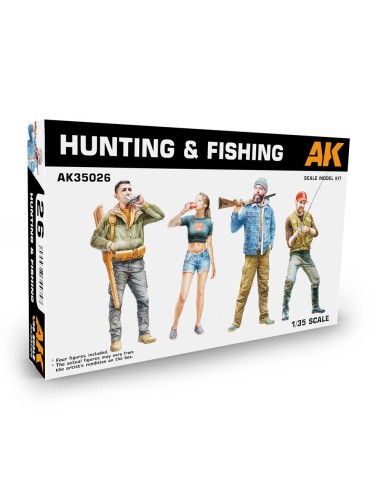 HUNTING & FISHING 1/35 SCALE 