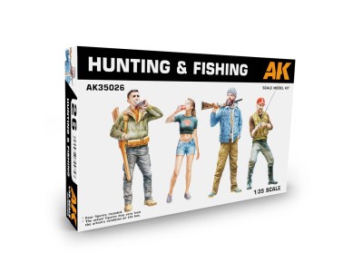 HUNTING & FISHING 1/35 SCALE 