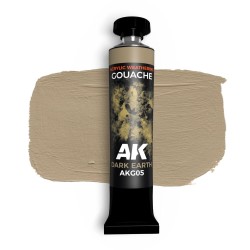 DARK EARTH - AK GOUACHE 20 ml. 
