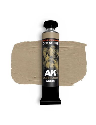 DARK EARTH - AK GOUACHE 20 ml. 