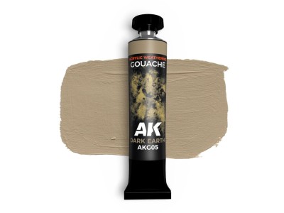 DARK EARTH - AK GOUACHE 20 ml. 