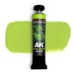 MOSS GREEN - AK GOUACHE 20 ml. 