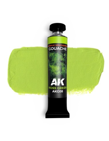 MOSS GREEN - AK GOUACHE 20 ml. 