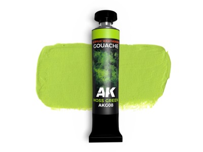 MOSS GREEN - AK GOUACHE 20 ml. 