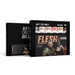 FLESH COLORS SET - ABT 502 OILS 