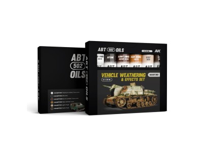 VEHICLE WEATHERING & EFFECTS SET - ABT 502 OILS 