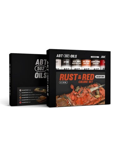RUST & RED COLORS SET - ABT 502 OILS 