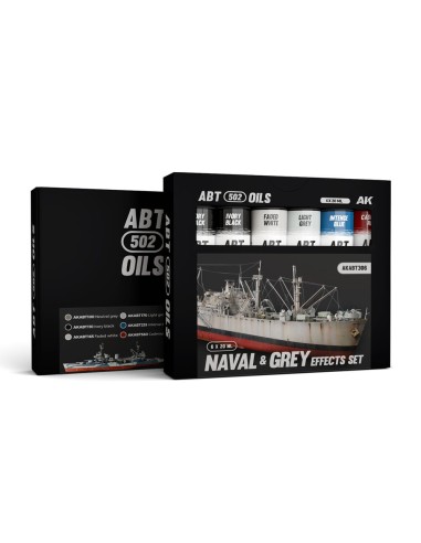 NAVAL & GREY EFFECTS SET - ABT 502 OILS 