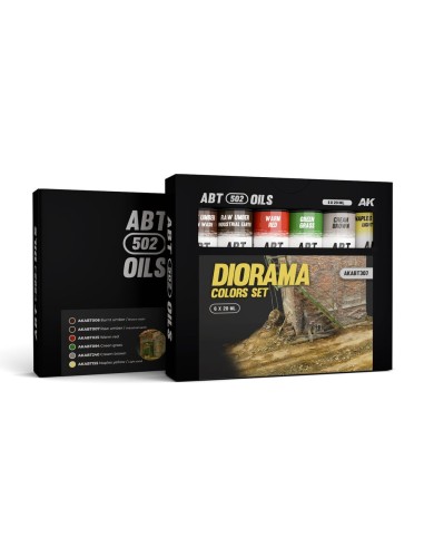 DIORAMA COLORS SET - ABT 502 OILS 