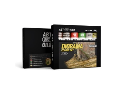 DIORAMA COLORS SET - ABT 502 OILS 