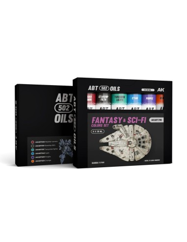 FANTASY & SCI-FI COLORS SET - ABT 502 OILS 