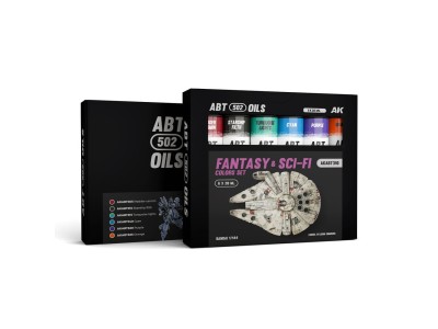 FANTASY & SCI-FI COLORS SET - ABT 502 OILS 