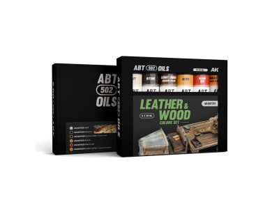 LEATHER & WOOD COLORS SET - ABT 502 OILS 