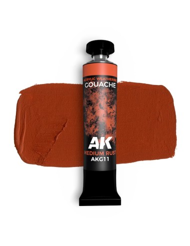 MEDIUM RUST - AK GOUACHE 20 ml. 