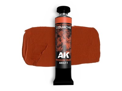 MEDIUM RUST - AK GOUACHE 20 ml. 