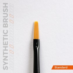 AK SYNTHETIC BRUSH - FLAT 1  2