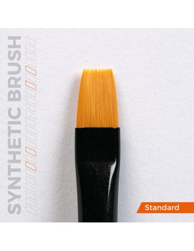 AK SYNTHETIC BRUSH - FLAT 4 
