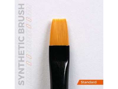 AK SYNTHETIC BRUSH - FLAT 4 