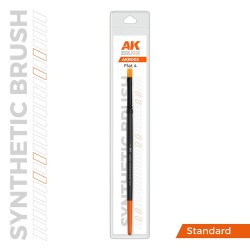 AK SYNTHETIC BRUSH - FLAT 4  2