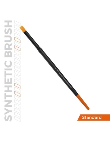 AK SYNTHETIC BRUSH - FLAT 4 
