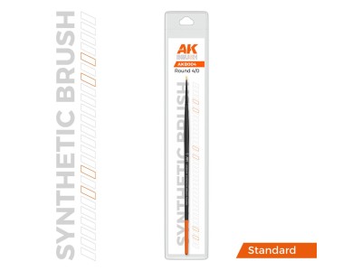 AK SYNTHETIC BRUSH - ROUND 4/0 