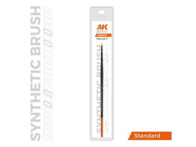 AK SYNTHETIC BRUSH - ROUND 0 