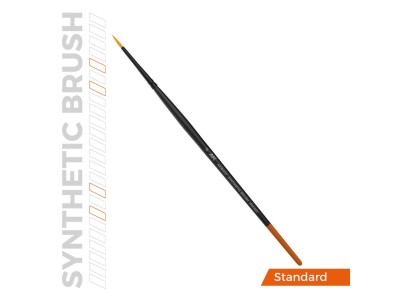 AK SYNTHETIC BRUSH - ROUND 0 