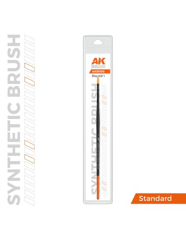 AK SYNTHETIC BRUSH - ROUND 1 