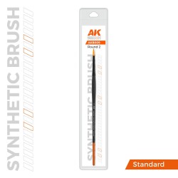 AK SYNTHETIC BRUSH - ROUND 2  2