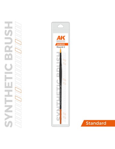 AK SYNTHETIC BRUSH - ROUND 2 