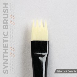 AK SYNTHETIC BRUSH - COMB 