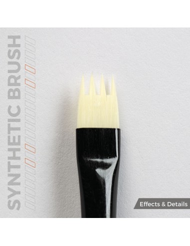 AK SYNTHETIC BRUSH - COMB 