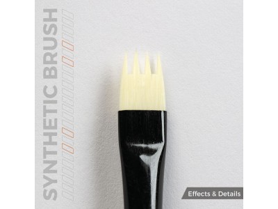 AK SYNTHETIC BRUSH - COMB 