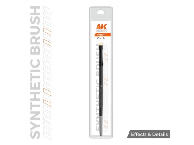 AK SYNTHETIC BRUSH - COMB 