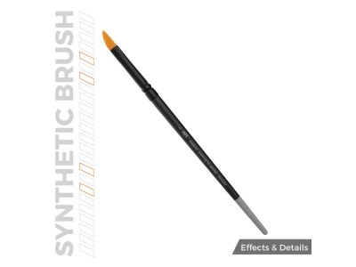 AK SYNTHETIC BRUSH - DAGGER L 