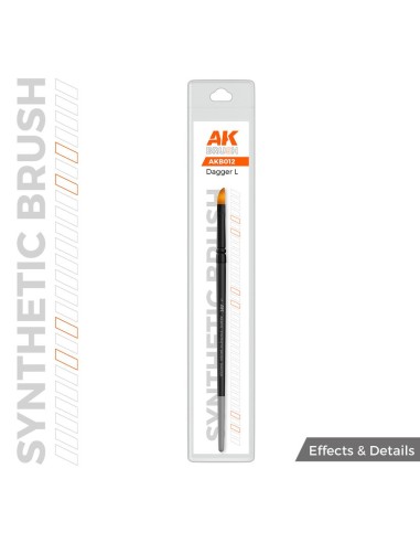 AK SYNTHETIC BRUSH - DAGGER L 