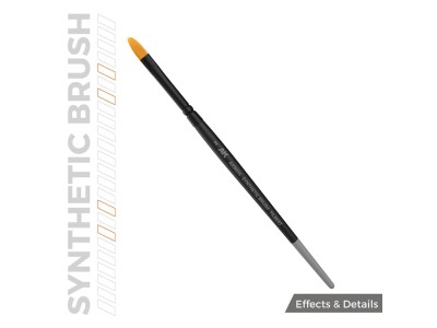 AK SYNTHETIC BRUSH - FILBERT 2 