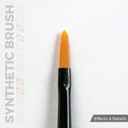 AK SYNTHETIC BRUSH - FILBERT 2  2