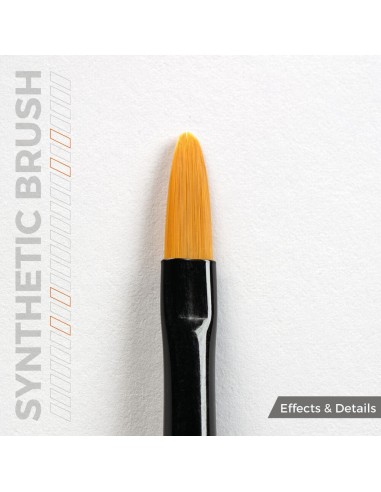 AK SYNTHETIC BRUSH - FILBERT 4 