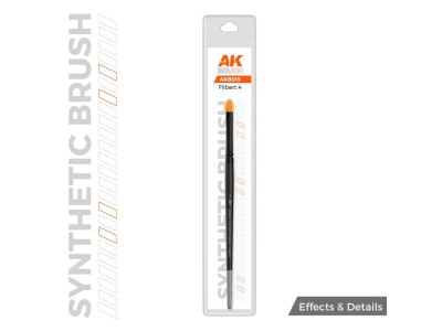 AK SYNTHETIC BRUSH - FILBERT 4 
