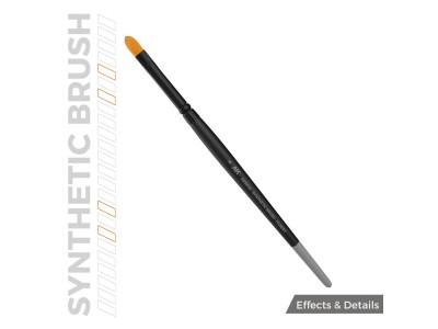 AK SYNTHETIC BRUSH - FILBERT 6 