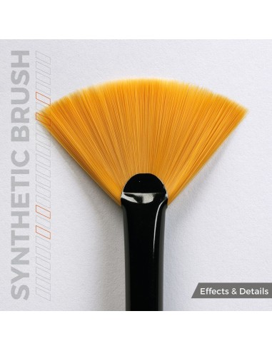 AK SYNTHETIC BRUSH - FAN SHAPE 