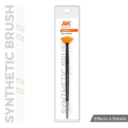 AK SYNTHETIC BRUSH - FAN SHAPE  2