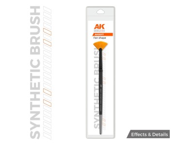 AK SYNTHETIC BRUSH - FAN SHAPE 