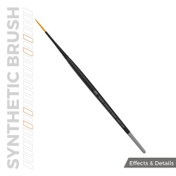 AK SYNTHETIC BRUSH - LINER 17mm 