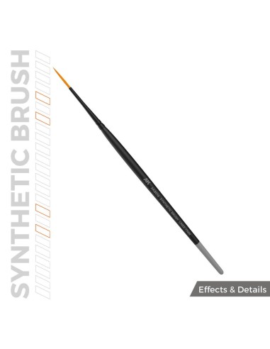 AK SYNTHETIC BRUSH - LINER 17mm 